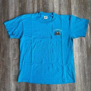Vintage Laughlin Nevada T-Shirt Single Stitch Embroidered Large